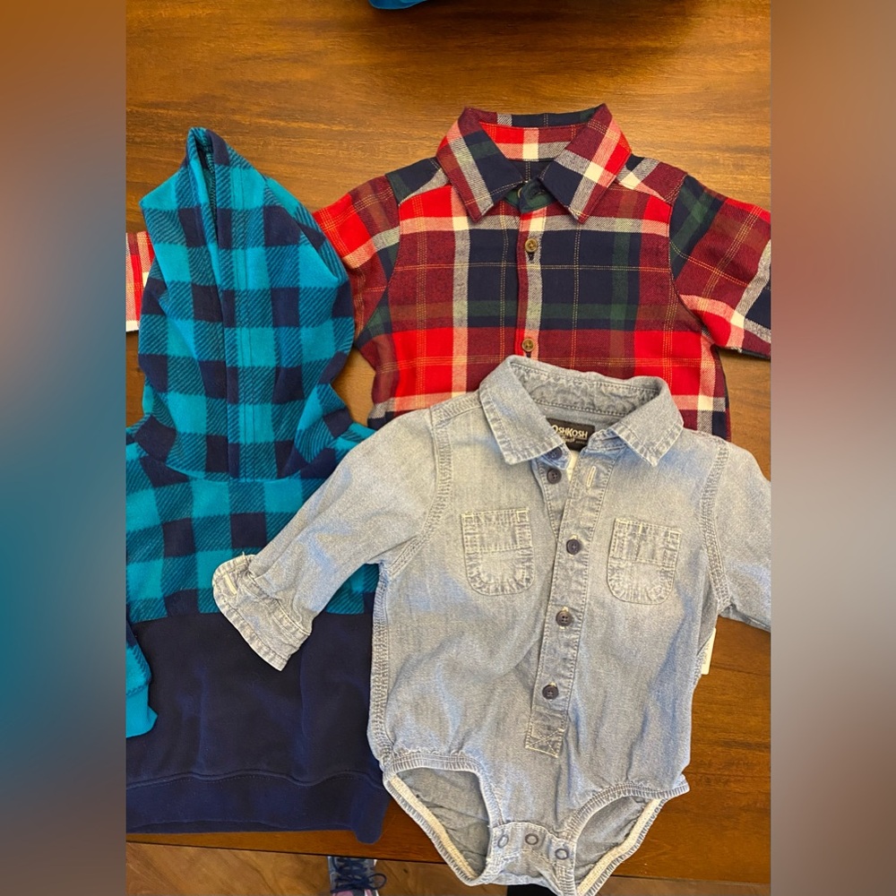 Boys 3 Piece Shirt Bundle